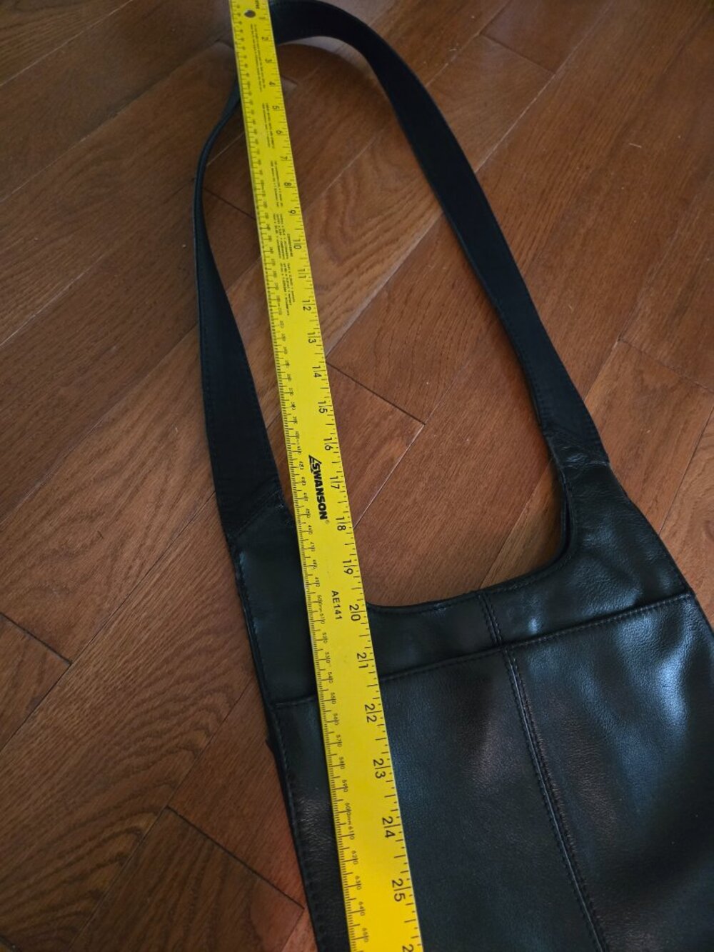 FOSSIL MESSENGER BAG LEATHER BLACK - Picture 3 of 7